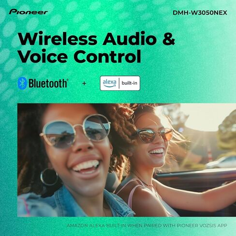 Pioneer DMH-W3000NEX 6.8" Double Din Multimedia Digital Media Receiver, Wireless Apple CarPlay and Android Auto, Bluetooth, Backup Camera Compatible, Touchscreen, One Touch Navigation in Kuwait