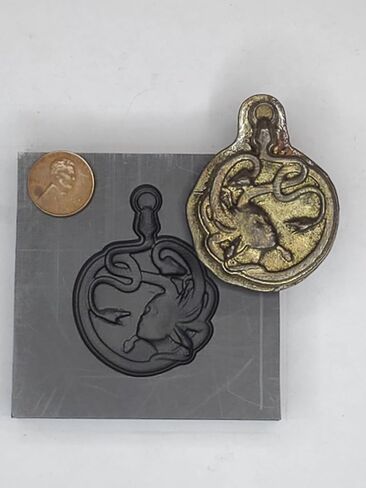 Graphite Mold Medusa This Mold is Ideal for Casting a 3D Image. Works Great with Gold, Silver, Copper, Aluminum, Tin, and Other Precious and Non-Precious Metals. As Well as Pressing Glass. Ingot in Saudi Arabia