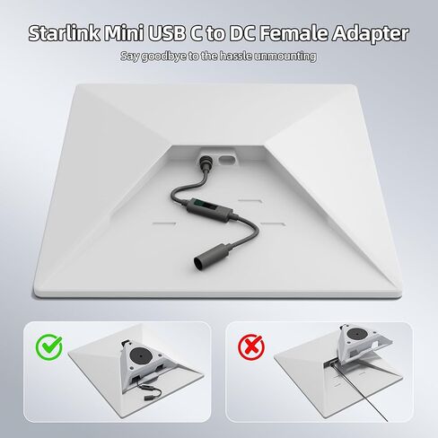 لكابل Starlink Mini بطول 32.8FT/10M، كابل طاقة بديل بديل لـ Starlink Mini DC ذكر إلى ذكر مقاوم للماء في الهواء الطلق in Kuwait