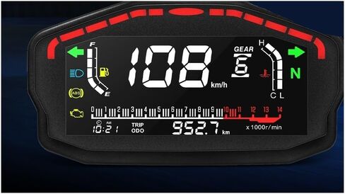 Motorcycle Speedometer Motorcycle Universal Tachometer Digital Tachometer Gauge Tachometer Dual Tachometer Odometer Instrument Panel in Saudi Arabia