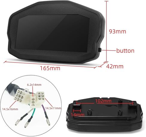 Motorcycle Speedometer Motorcycle Universal Tachometer Digital Tachometer Gauge Tachometer Dual Tachometer Odometer Instrument Panel in Saudi Arabia