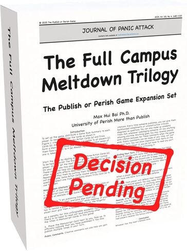 ثلاثية انهيار الحرم الجامعي الكاملة: مجموعة توسيع لعبة النشر أو الهلاك in Saudi Arabia