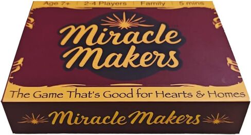Miracle Makers Card Game | Christian-Themed, No Biblical Knowledge Required | Non-Denominational Fun | Ages 7+, 2–4 Players | Faith-based Gift | Great for Homeschool, Sunday School & Family Game Night in Saudi Arabia
