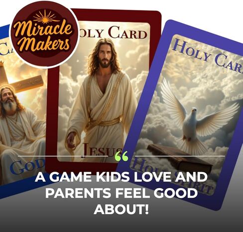 Miracle Makers Card Game | Christian-Themed, No Biblical Knowledge Required | Non-Denominational Fun | Ages 7+, 2–4 Players | Faith-based Gift | Great for Homeschool, Sunday School & Family Game Night in Saudi Arabia