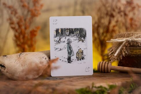 Luxury Hundred Acre Wood Themed Deck of Playing Cards – Premium, Collectible Card Set Gift for Adults and Card Game Enthusiasts. Gold Edging, Custom Design Cards With Magnetic Flip Box Deck of Cards. in Saudi Arabia