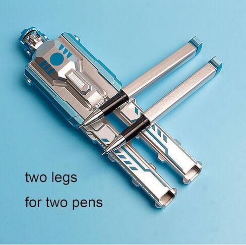 2-Pack Transformable Robot Pens,Foldable Action Figure Design with Black Ink, Creative Pen for Students, Cool Writing Supplies & Collectible Novelty Gift(Random Colors) in Kuwait