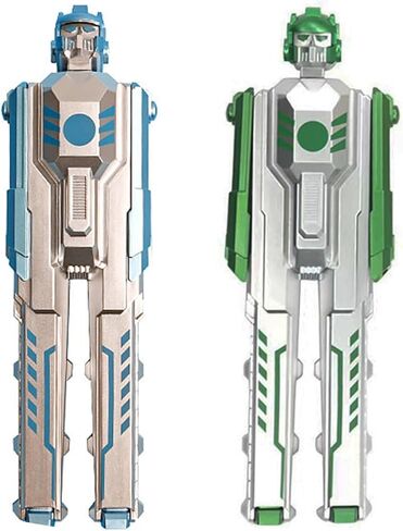 2-Pack Transformable Robot Pens,Foldable Action Figure Design with Black Ink, Creative Pen for Students, Cool Writing Supplies & Collectible Novelty Gift(Random Colors) in Kuwait