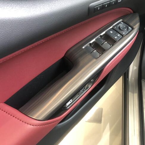 Kadore for 2022-2025 Lexus NX 250/350/350h/450h Peach Wood Style Interior Trim Kit - 4-Piece Door Window Control Panel Cover Set (LHD) in Saudi Arabia