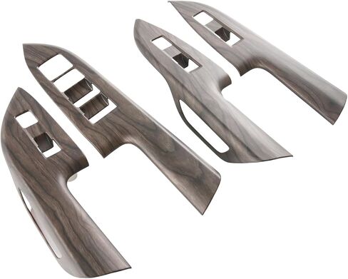 Kadore for 2022-2025 Lexus NX 250/350/350h/450h Peach Wood Style Interior Trim Kit - 4-Piece Door Window Control Panel Cover Set (LHD) in Saudi Arabia