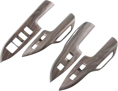 Kadore for 2022-2025 Lexus NX 250/350/350h/450h Peach Wood Style Interior Trim Kit - 4-Piece Door Window Control Panel Cover Set (LHD) in Saudi Arabia