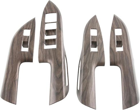 Kadore for 2022-2025 Lexus NX 250/350/350h/450h Peach Wood Style Interior Trim Kit - 4-Piece Door Window Control Panel Cover Set (LHD) in Saudi Arabia