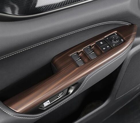 Kadore for 2022-2025 Lexus NX 250/350/350h/450h Peach Wood Style Interior Trim Kit - 4-Piece Door Window Control Panel Cover Set (LHD) in Saudi Arabia
