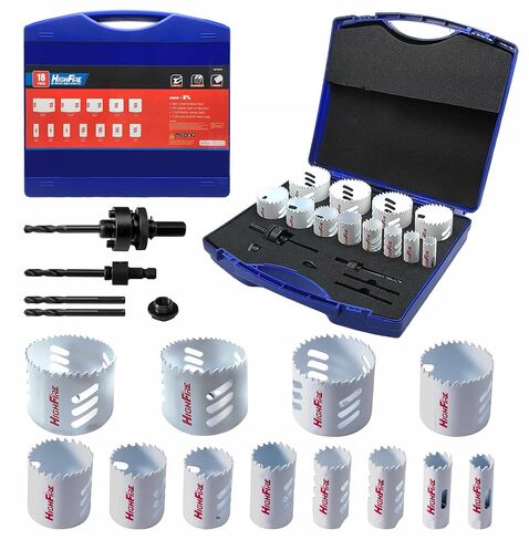 5/8" Carbide Hole Saw, Heavy Duty Metal Hole Cutter with Pilot Drill Bit for Cutting Stainless Steel, Metal Sheet and Aluminum Alloy (16mm | 5/8") in Saudi Arabia