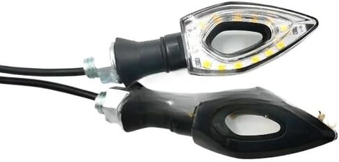 Wind Deflector for Motorbike 12V Heart-Shaped Turn Signal for Citycoco Motorcycle Modified Accessories Parts in Saudi Arabia