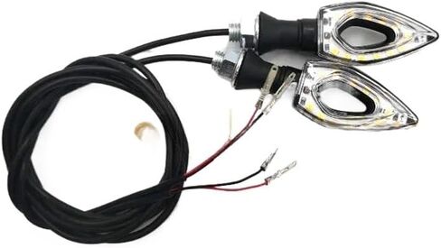 Wind Deflector for Motorbike 12V Heart-Shaped Turn Signal for Citycoco Motorcycle Modified Accessories Parts in Saudi Arabia