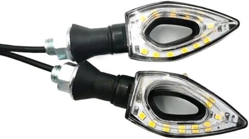 Wind Deflector for Motorbike 12V Heart-Shaped Turn Signal for Citycoco Motorcycle Modified Accessories Parts in Saudi Arabia