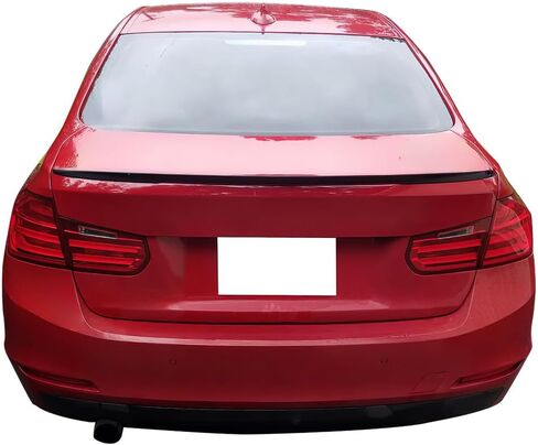 IKON MOTORSPORTS, Trunk Spoiler Compatible with 2012-2018 BMW F30 3 Series, Performance Style Painted #475, C4R Black Sapphire Metallic ABS Rear Trunk Lid Spoiler Wing Lip in Saudi Arabia