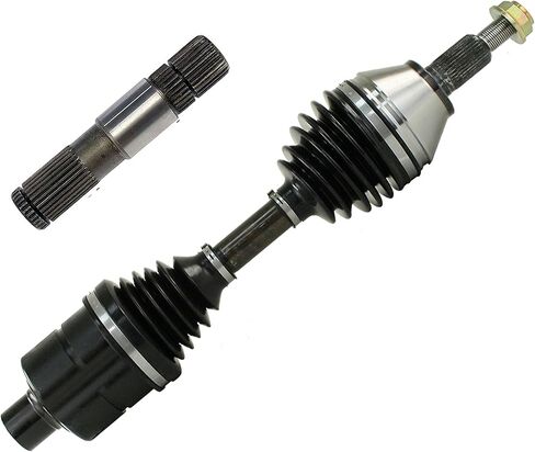 DTA DC2120IS01 Front Driver Side axle + Intermediate Stub Shaft Fits 2002-2005 Compatible With Ram 1500 4WD/AWD in Saudi Arabia