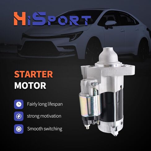 HiSport Starter Motor 17950N Compatible with Dodge Dakota 2006-2010, Durango 2006-09, Ram 1500 Pickup 2006-2010, Ram 1500 2011-2013, Ram Dakota 2011, Replacement for Mitsubishi Raider 2006-2009 in Saudi Arabia