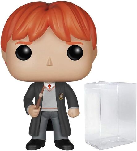 Funko Pop! Movies: Harry Potter - Ron Weasley #02 Vinyl Figure (Bundled with Pop Box Protector Case) in Saudi Arabia