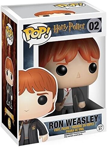 Funko Pop! Movies: Harry Potter - Ron Weasley #02 Vinyl Figure (Bundled with Pop Box Protector Case) in Saudi Arabia