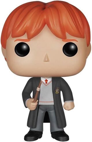Funko Pop! Movies: Harry Potter - Ron Weasley #02 Vinyl Figure (Bundled with Pop Box Protector Case) in Saudi Arabia