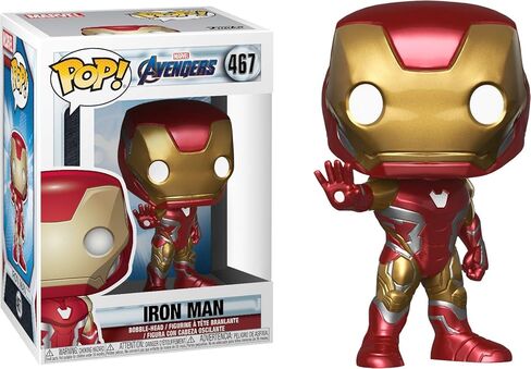 فانكو بوب! Marvel Avengers: شخصية Endgame Iron Man الحصرية المصنوعة من الفينيل ذات الرأس الفقاعي in Kuwait