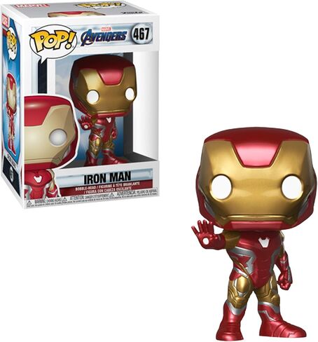 فانكو بوب! Marvel Avengers: شخصية Endgame Iron Man الحصرية المصنوعة من الفينيل ذات الرأس الفقاعي in Kuwait