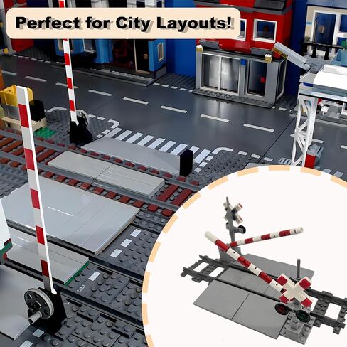 مجموعة مكعبات بناء مسارات قطار Finger Rock City، 212 قطعة من القضبان المرنة، مجموعة ملحقات توسيع السكك الحديدية للأطفال، صعودًا وهبوطًا، مسارات منحنية مستقيمة in Kuwait