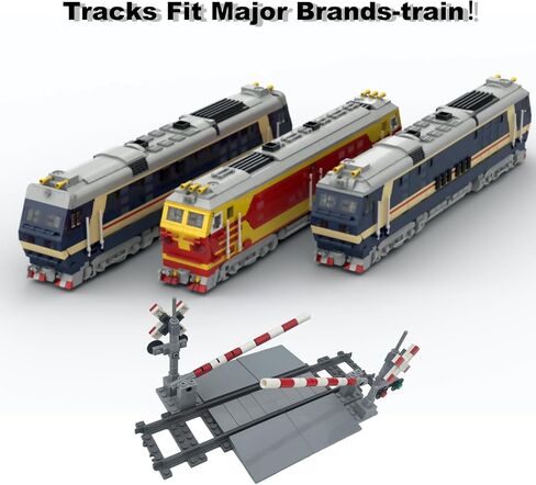 مجموعة مكعبات بناء مسارات قطار Finger Rock City، 212 قطعة من القضبان المرنة، مجموعة ملحقات توسيع السكك الحديدية للأطفال، صعودًا وهبوطًا، مسارات منحنية مستقيمة in Kuwait