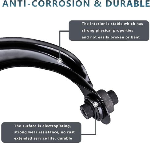 2PCS Front Upper Control Arm with Ball Joint K620177 K620178 for Chrysler 300 2005-2023, for Dodge Challenger 2008-2023,Charger 2006-2023,Magnum 2005-2008 in Saudi Arabia