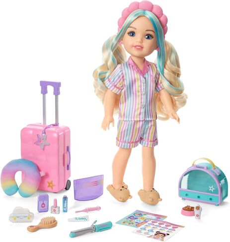 American Girl, AG Sisters Self-Care Sleepover Set, Doll Playset, for 14.5-inch Dolls, 22 pcs, for Ages 4+ in Saudi Arabia