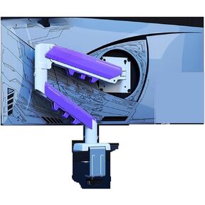 Display stand pneumatic hovering, lifting and rotating(Dual screen machine) in Saudi Arabia