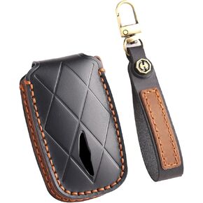 Leather Key Fob Cover Fit for Genesis GV60 GV80 G70 G90 2025 2024 2023 Remote Key Fob Case Protector in Kuwait