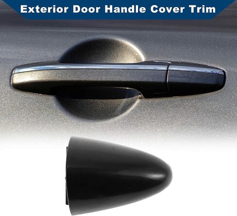 Front Right Exterior Door Handle Cover for Kia Optima 2011-2016 No.826622T000 Lock Bezel Cover Cap Black in Saudi Arabia