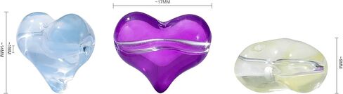 50 Pcs Star Glass Beads Cute Fat Painted Crystal Glass Spacer Charm Beads for Woman DIY Craft Jewelry Making Bracelets Necklace Accessories (Star) in Saudi Arabia
