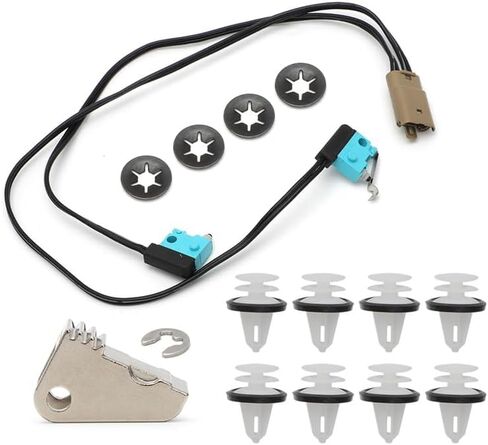 ل تسلا نموذج S طقم تصليح مقبض الباب Microswitch تسخير 1016009-00-C مقبض مجداف 1042845-00-B مع مقاطع لوحة الباب in Saudi Arabia