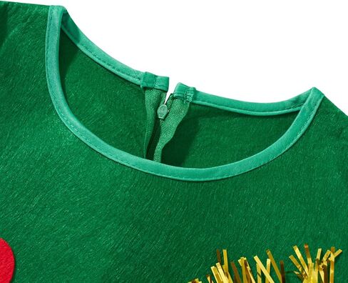 زي شجرة عيد الميلاد للأطفال الصغار الأولاد والبنات زي شجرة عيد الميلاد زي قزم زي الحفلات التنكرية هدايا الزي in Kuwait