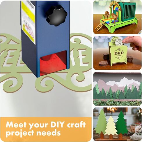 6 Pack Colored MDF Boards for Laser Engraving, 12x12x1/8 (3mm) Unfinished Fiberboard for Laser Cutting, DIY Craft Projects, Home Decor, Sign Making, Woodworking (Black) in Kuwait