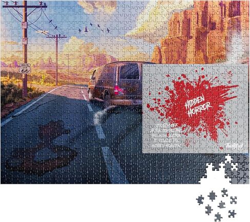 Hidden Horror Series: The Forest Friends, 1000 Piece Adult Jigsaw Puzzle, Halloween Puzzle, A Scare for Those Who Dare in Saudi Arabia