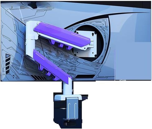 Display stand pneumatic hovering, lifting and rotating(Dual screen machine) in Saudi Arabia
