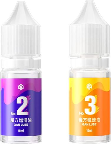 CuberShop GAN V1 Standard Lube and GAN Speed Cube Stand Set (10mL), Professional GAN Lubrication for Speed Cubing, GAN Speed Cube Tripod (Diamond Display Stand) in Kuwait