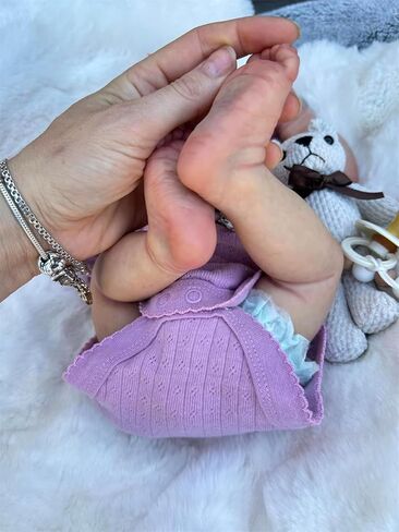 Anano Squishy Silicone Baby Doll 20 Inch Waterproof Lifelike Reborn Baby Dolls Toddler Realistic New Born Baby Doll Anatomically Correct for Kids in Saudi Arabia