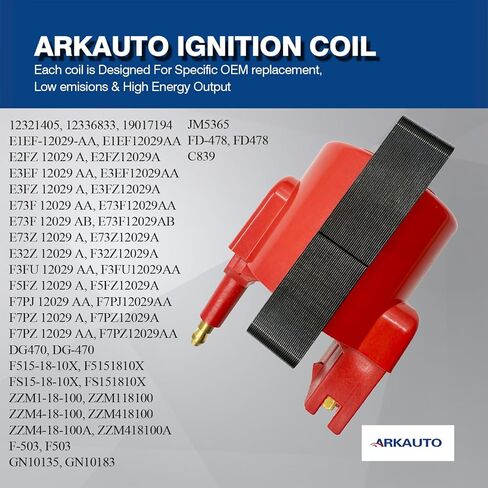 High Spark Energy Ignition Coil DG470 FD478 for Ford F-150 F-250 F-350 Ranger Taurus Mustang for Lincoln Town Car for Mercury Sable Cougar for Mazda 7.5L 5.8L 5.0L 3.8L outboard Engine Boat in Saudi Arabia