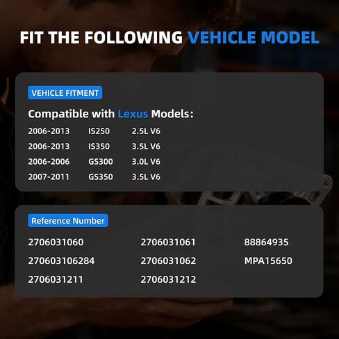 11196 المولد متوافق مع لكزس GS300 2006، IS250 IS350 2006-2013 2706031060، 2706031061، 2706031062، 2706031212، 88864935، MPA15650 150A 12V 7- بكرة القابض الأخدود in Kuwait
