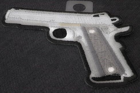 9 Mm Gun Patch - 4x3 inch in Saudi Arabia