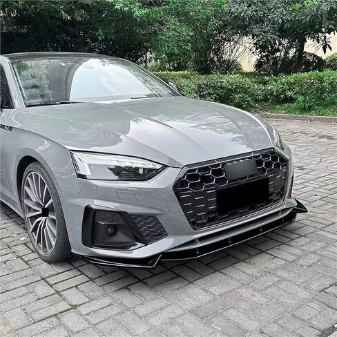 Compatible for Audi A5 S5 B9 B9.5 8W TFSI TDI S-Line 2020 2021 2022 2023 2024 Front Bumper Spoiler Lip Shunt Board Body Modification Kit(Carbon Fiber mainten) in Saudi Arabia