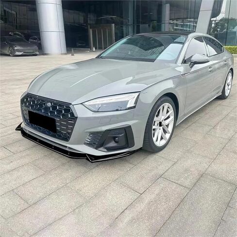 Compatible for Audi A5 S5 B9 B9.5 8W TFSI TDI S-Line 2020 2021 2022 2023 2024 Front Bumper Spoiler Lip Shunt Board Body Modification Kit(Carbon Fiber mainten) in Saudi Arabia