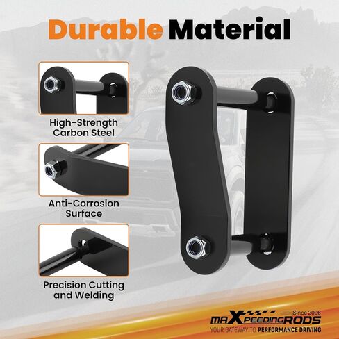 طقم رفع خلفي maxpeedingrods 2 بوصة لسيارة Nissan Frontier XTERRA 2005-2022، أغلال رفع التعليق لسوزوكي خط الاستواء 2009-2014 in Saudi Arabia