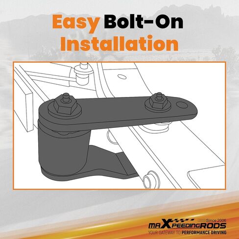 طقم رفع خلفي maxpeedingrods 2 بوصة لسيارة Nissan Frontier XTERRA 2005-2022، أغلال رفع التعليق لسوزوكي خط الاستواء 2009-2014 in Saudi Arabia